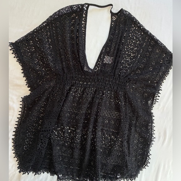 Swimsuit Cover-up black lace size S - Picture 8 of 8